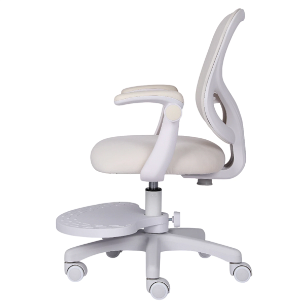 Кресло детское с подставкой для ног BRABIX "Sky MG-206", велюр, бежевое, 533156 - Вид 6