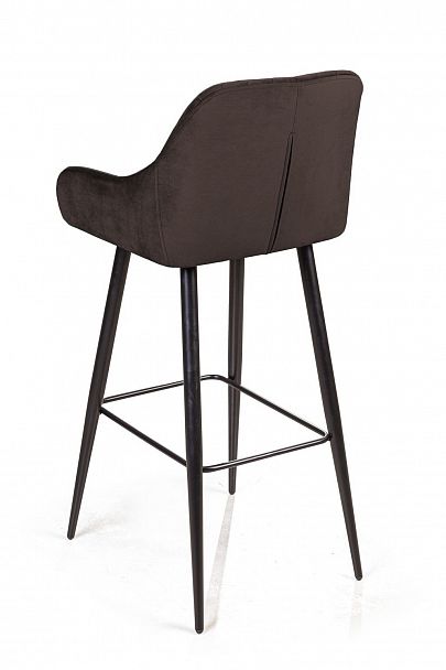 Стул барный Robert, бархат антрацит 14 - Вид 4