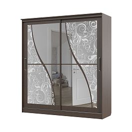 Шкаф-купе Олимп 2 (2000*2200*650) венге/венге - Фото предпросмотра