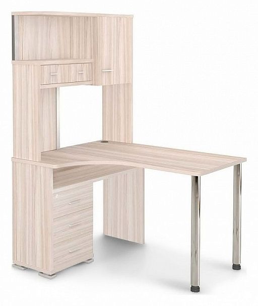 Стол компьютерный Домино СР-130 Карамель левый - Вид 1