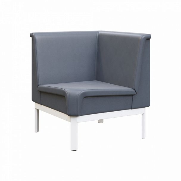 Диван угловой "MODULE" MD.U1 Белый+серый - Вид 1