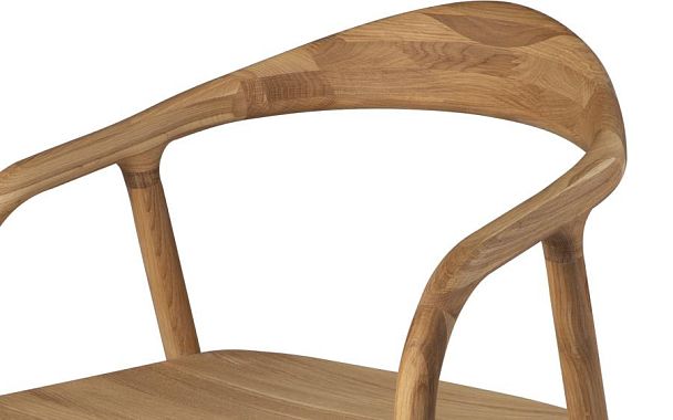 Кресло деревянное из массива дуба Соул Дуб натуральный - Вид 12