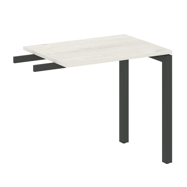 Metal System Quattro Приставной элемент на П-образном м/к 50БП.ПР-2 Дуб наварра/Антрацит металл 800*600*750 - Вид 1