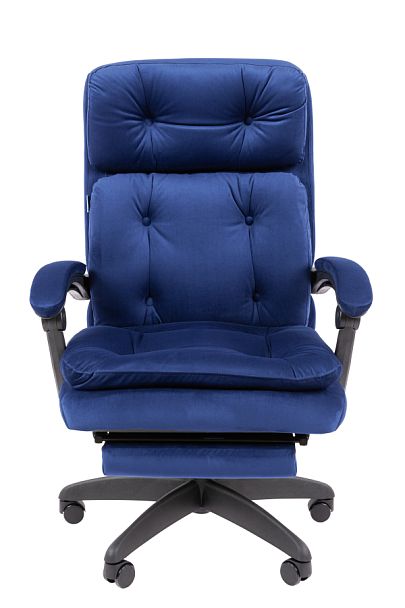 Кресло Chairman Home 442 Россия ткань Т-82 синий - Вид 2