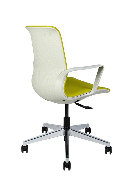 Кресло Некст / зеленая ткань / cветло серый пластик - Вид 4