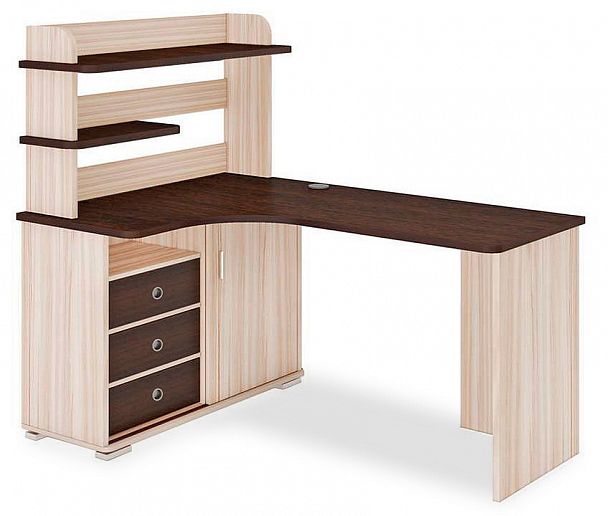 Стол компьютерный Домино СР-165 Венге/Карамель левый - Вид 1
