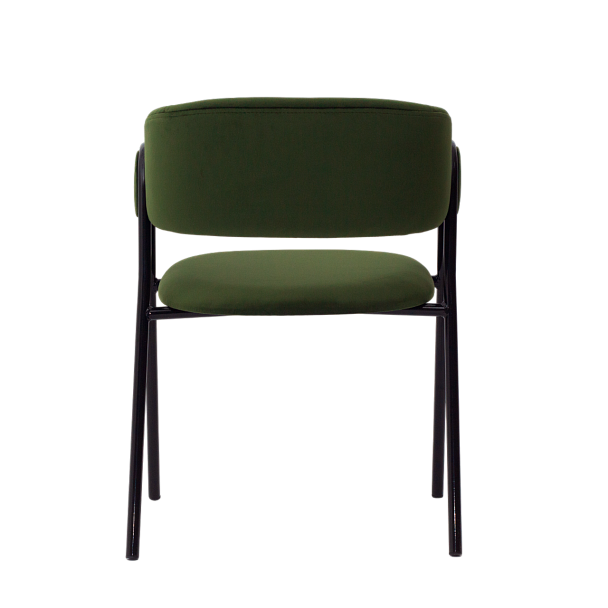 Стул Gabana, велюр Каталана 14, каркас RAL черный глянец - Вид 5