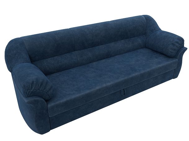 Диван прямой Карнелла Велюр синий - Вид 5