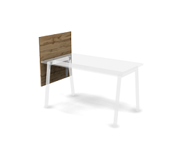 MATRIX 121P023 Экран боковой выше и ниже уровня стола 780х16х795 Дуб Крафт Золотой - Фото предпросмотра