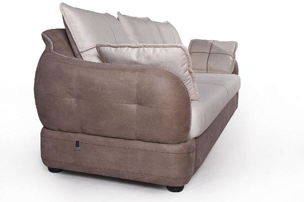 Napoli (Неаполь) диван-кровать прямой, замша - Вид 7