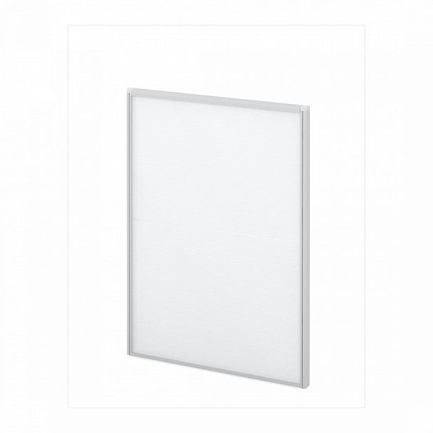 Модуль сплошной "Мобильные офисные перегородки «Логика»" ПК-ЛГ-МДС167х120П-В1-160 белый - Вид 1