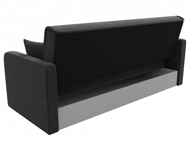 Диван книжка Надежда (полностью велюр серый) - Вид 7