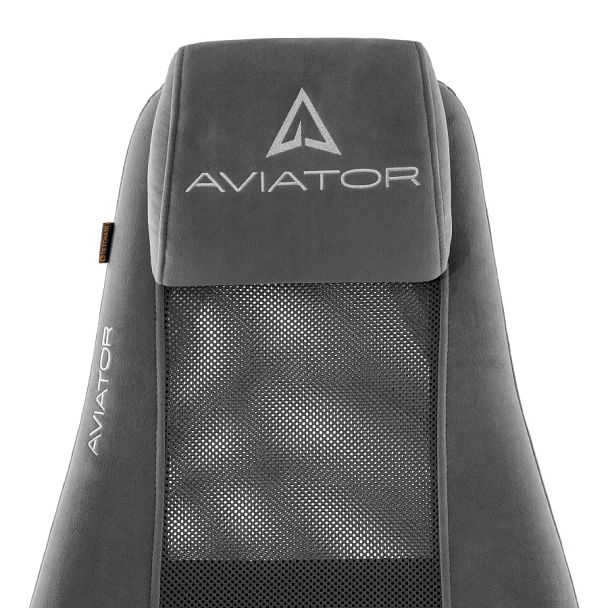Кресло Авиатор Плт Металбл/Aviator Plt Metalbl, флок/ткань, серый - Вид 7