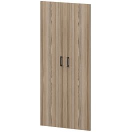 Двери из ЛДСП к широким стеллажам НТ-602.2.Ч.Ф Дуб сафари 780x16x1948 Аргентум - Фото предпросмотра