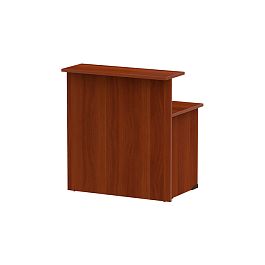 Стойка ресепшн прямая СР-100/60 орех итальянский - Фото предпросмотра