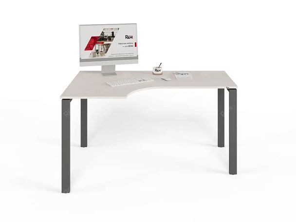 ЛАЙТ / LIGHT RLG016-12x9L Угловой стол 140x90x75 Дуб Молочный - Вид 3