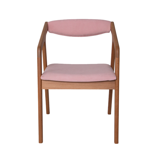 Полукресло Fendi, велюр Teddy 324, каркас бук под лак - Вид 6