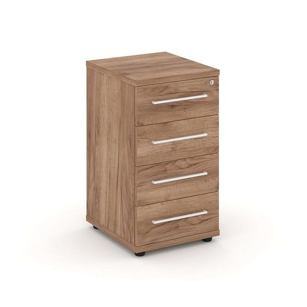 Rift Тумба приставная RF.TPR-001 Дуб Табак/Металл Белый 416*460*747 - Вид 1