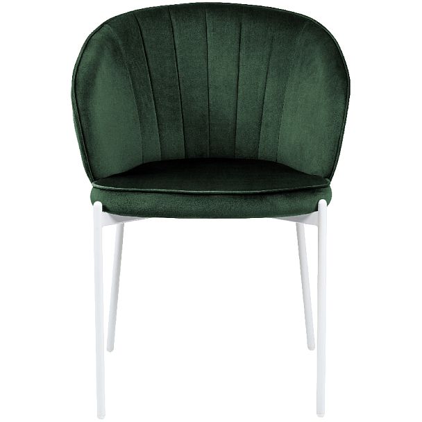 Комплект кухонных стульев Миэль зеленый велюр/белый, 3 шт. - Вид 2