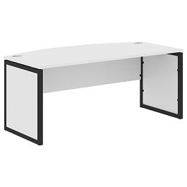 Стол руководителя XQPET 189 Белый/Антрацит 1800х914х750 XTEN-QP - Фото предпросмотра