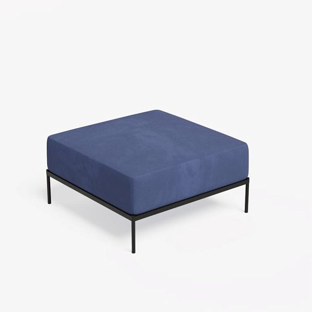 Rio Модуль без спинки РСЕ-03 Velutto 48/Металл Черный 810*810*445 - Вид 1