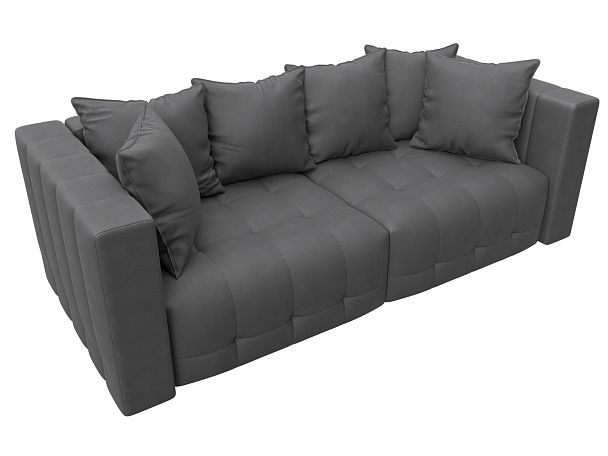Диван прямой Лига-052 НПБ Замша серый - Вид 6