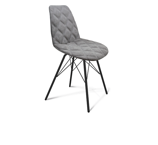 Обеденная группа Sheffilton SHT-DS292 белый мрамор/чёрный муар - Вид 5