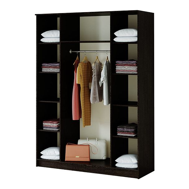 "Фиеста" шкаф 4-х створчатый NEW с зеркалами венге/лоредо - Вид 2