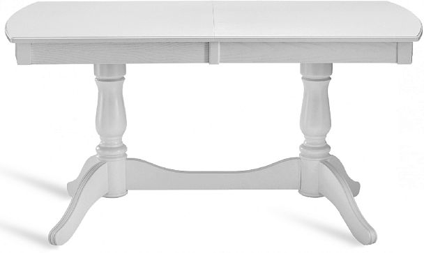 Стол деревянный раздвижной Брэйт 150(200)х80х76 Белый - Вид 2