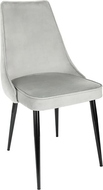 Стул для дома Бюрократ CH-K4 св.серый Holland 09 металл черный на ножках (CH-K4_1/HL09) - Вид 1