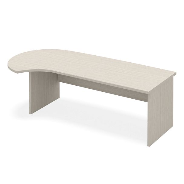 Стол руководителя "Лидер"  ПК-ЛДР-СТ240х119Л/38-В1-30 дуб альпийский - Вид 1