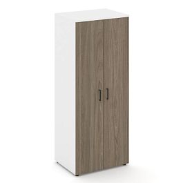 Стайл Проджект Гардероб широкий глубокий SN.GB-004 Белый/Белый/Вяз Благородный/Черный Ручки 796*600* - Фото предпросмотра