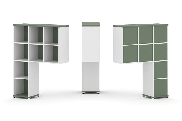 Concept Надставка высокая CN.ONV-001 Кобо/Белый Бриллиант/Металл Белый 1099*350*1486 - Вид 1