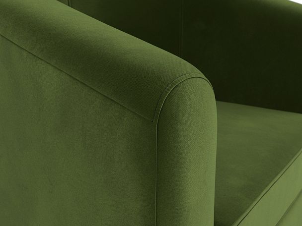 Кресло Норден (полностью микровельвет зеленый) - Вид 4
