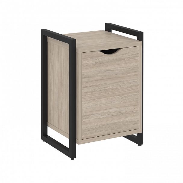 Тумба на опорах "Loft" VR.L-T2.O дуб аттик/черный - Вид 1