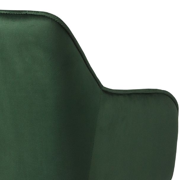 Комплект барных поворотных кресел Мони К, Confetti deep forest/черный, 2 шт. - Вид 10