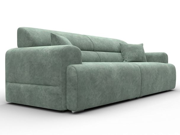 Диван прямой Лига-109 НПБ Велюр зеленый - Вид 3