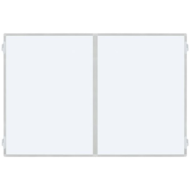 Доска магнитно-маркерная 3-элементная, 100х150/300 см, Польша, Гарантия 10 ЛЕТ, белая, BRAUBERG, 238035 - Вид 4