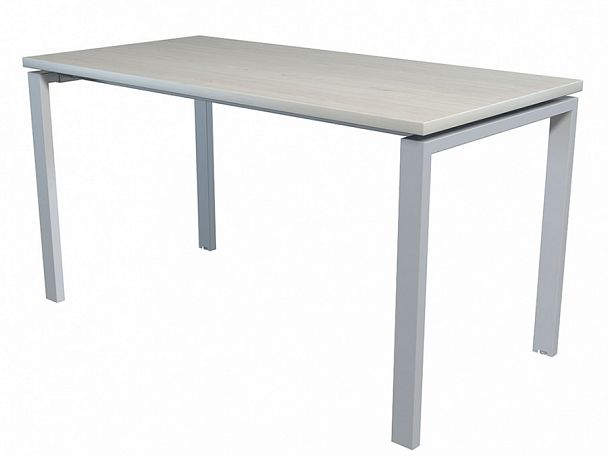 Стол NT 140x70 белое дерево/серый - Вид 1