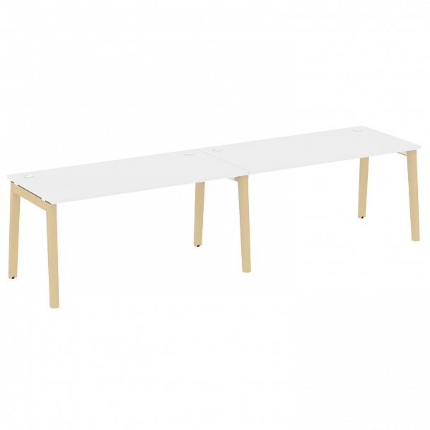 Рабочая станция "Onix wood" OW.RS-2.4.8 белый/дуб светлый - Вид 1