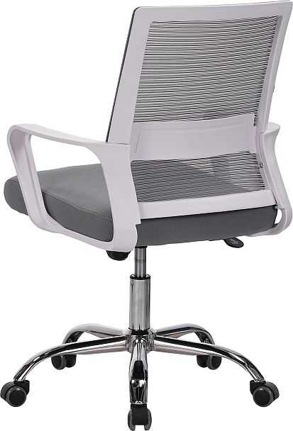Кресло Everprof Simple White (Симпл Белый) Сетка Серый - Вид 4