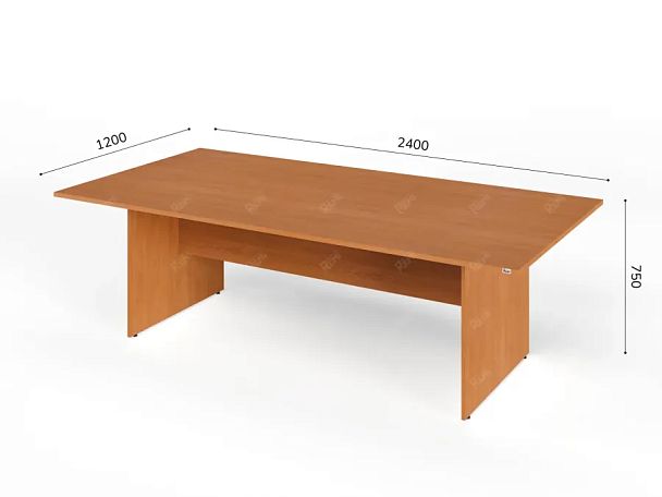 ЛАЙТ / LIGHT RLG009-24x12 Конференц-стол 240x120x75 Вишня - Вид 5