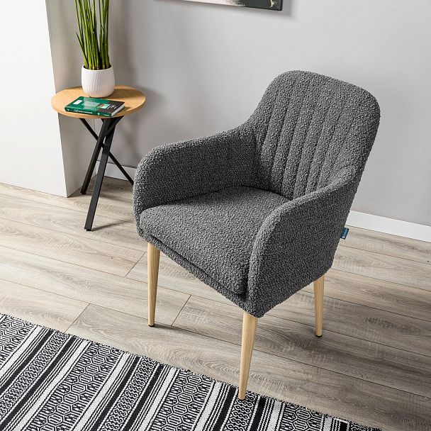 Стул Olaf темно-серый/нат.дуб - Вид 11