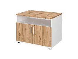 TANDEM RTD040-80G-V Тумба под оргтехнику универсальная 800х550х600 Вотан/Белый - Фото предпросмотра