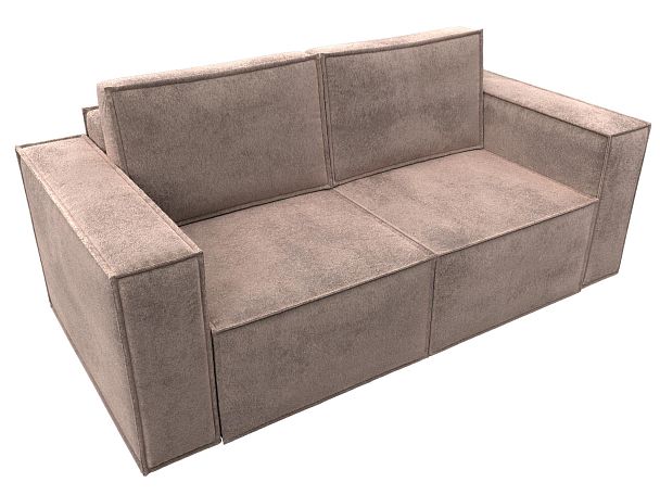 Диван прямой Куба мини Велюр бежевый - Вид 5