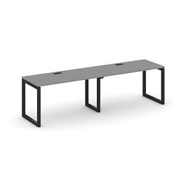 Стайл Проджект Рабочая станция односторонняя SN-5O.ORS-001 Серый Пепел/Металл Черный 1960*600*750 - Фото предпросмотра