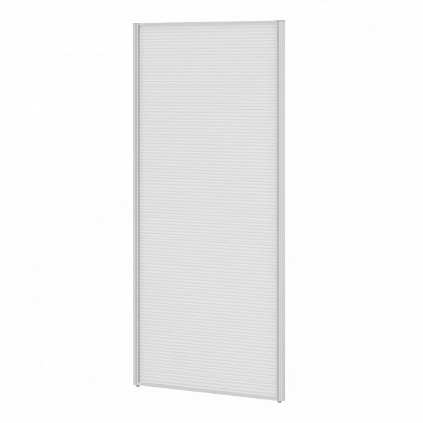 Модуль сплошной "Мобильные офисные перегородки «Ритм»" ПК-РТМ-МДС167х60П-В1-160 белый - Вид 1