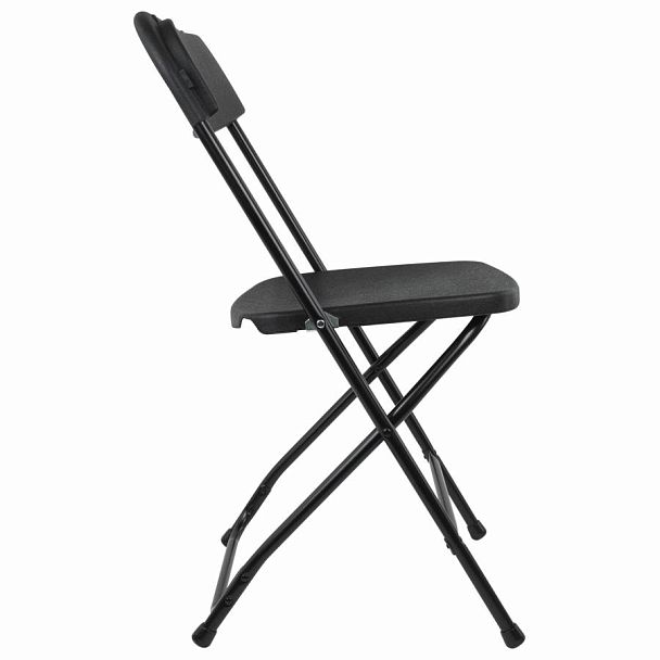 Стулья складные BRABIX "Golf CF-002", КОМПЛЕКТ 4шт., черный каркас, пластик черный, 533030 - Вид 7