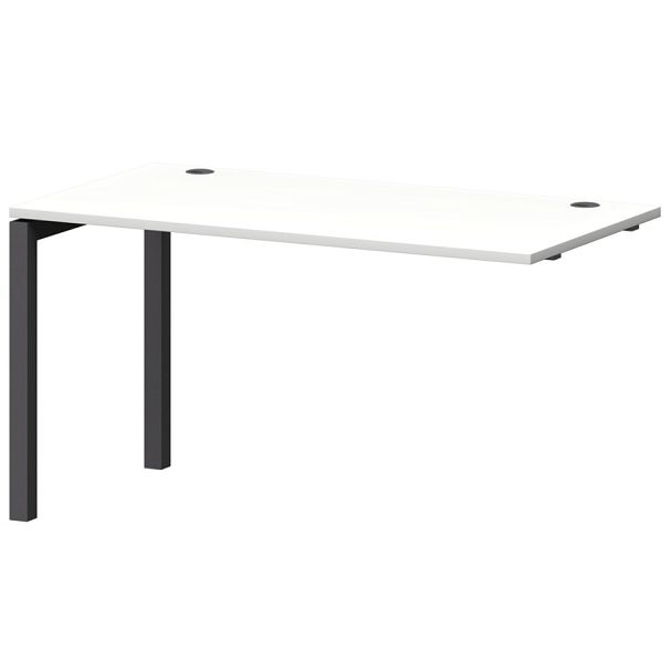 Модуль линейный на металлокаркасе СМС25-П-16К.73Э.Пр50 Белый/Антрацит 1600x730x750 Смарт - Вид 1