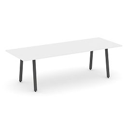 Style Project Direct Direct Стол переговорный SN-6A.SPRG-258.3 Белый/Металл Антрацит 2580*980*750 - Фото предпросмотра